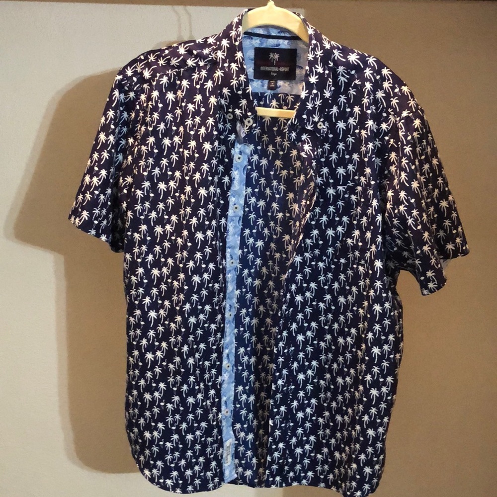 Palm tree and Flamingo Men’s short sleeve!